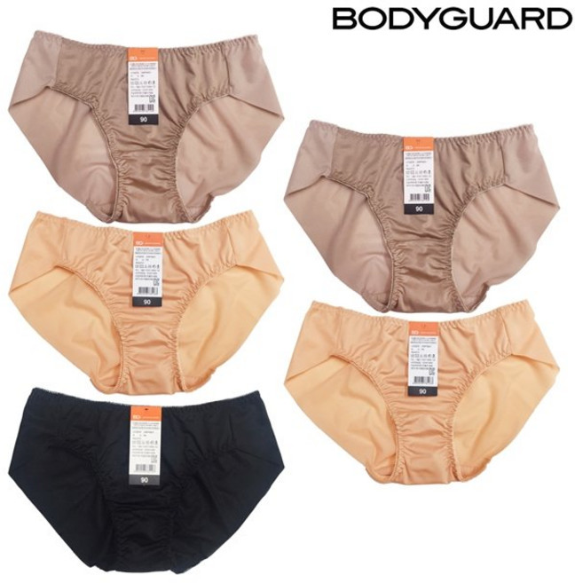 보디가드 티나지 않는 노라인 여성 헴팬티 5종(90~105)