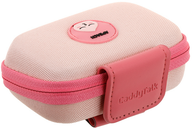 캐디톡 미니미 거리측정기 라이언 어피치 케이스 파우치, 어피치(핑크)