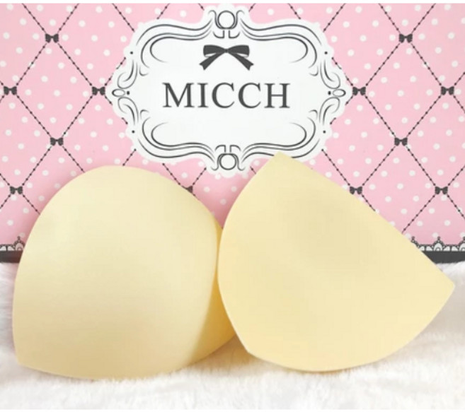 MICCH 三角襯墊，泳衣替換胸墊，三付入