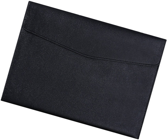 아워리빙 A4 PU 파일 케이스, 1개, 블랙