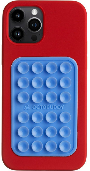 옥토버디 OCTOBUDDY 헤일리 비버 틱톡 인스타그램 릴스 실리콘 거치대 마운트, 베이비 블루 제이