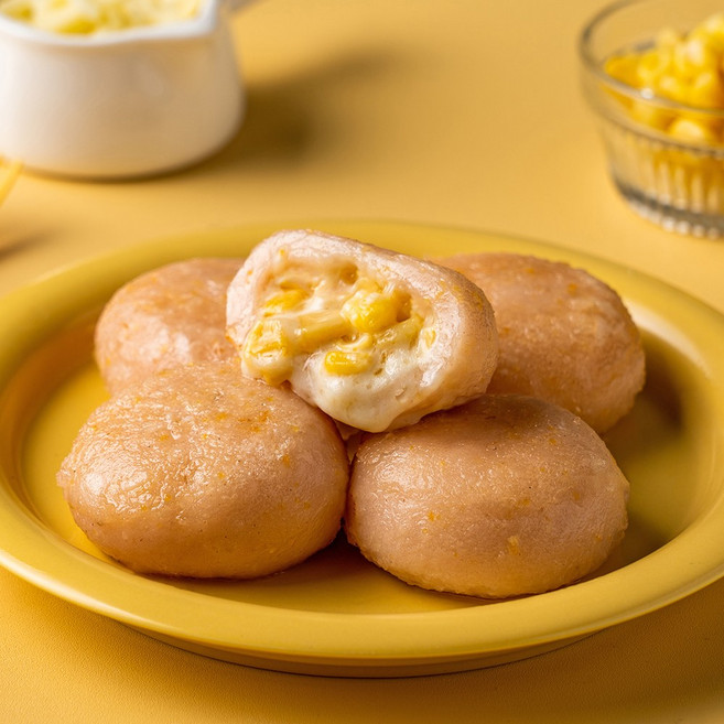 간편한 간식 푸드파파 구워먹는 콘치즈떡 낱개포장(3알*1팩), 1개, 165g