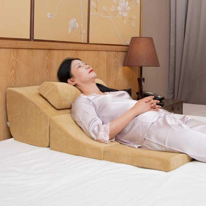 역류성 식도염 방지 매트리스 쿠션 카키 3단, 커피