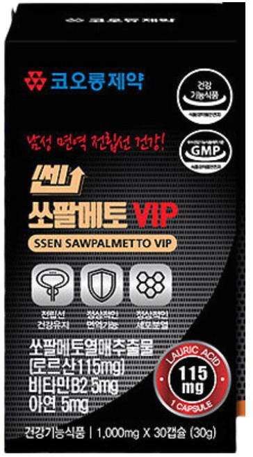 코오롱제약 쎈 쏘팔메토, 30회분, 4박스