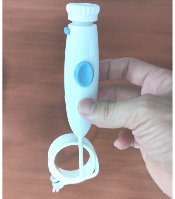 WATERPIK 電動沖牙機把手水管零件 適用WP100 WP130 WP305 OC-1200 握柄軟管組 1個, 握柄+軟管【袋裝】