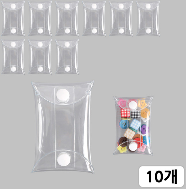 [다핸] pvc 지퍼백, 1개, 10개입