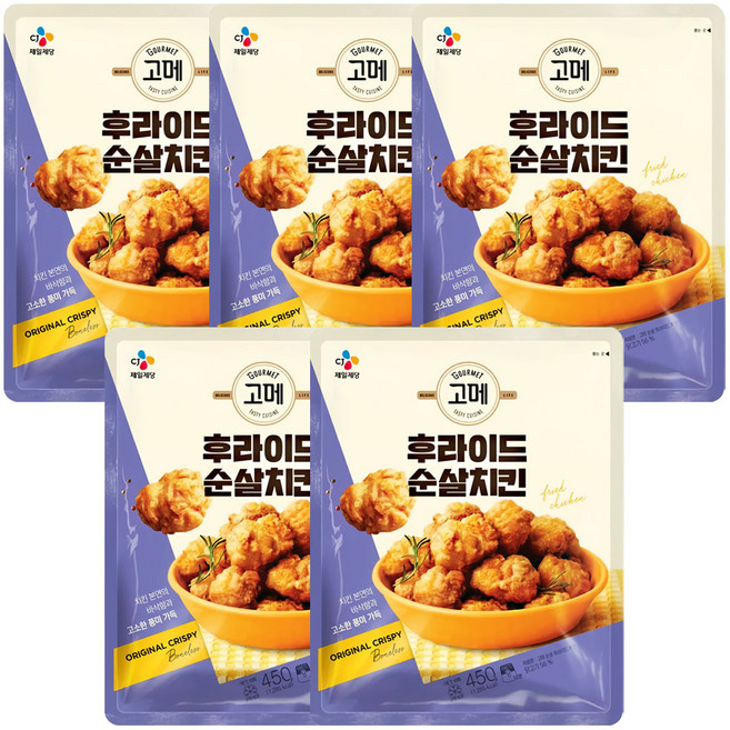 고메치킨 순살, 450g, 5개