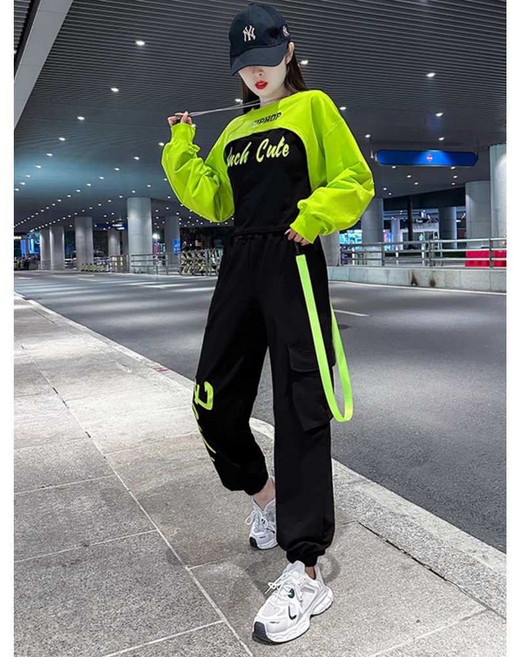 줌바댄스복장 스트릿댄서 상하세트 방송의상 힙합 에어로빅 스포츠 의류