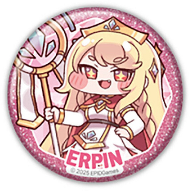 (대원) (트릭컬 : 리바이브) 글리터 캔배지 : 에르핀 - (예약판매 2025/09/29~)