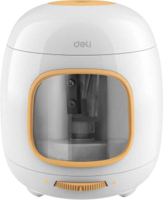 델리 몽돌 자동연필깎이 CH13, 화이트, 1개