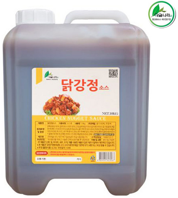 [오성식품] 닭강정(치킨)소스10kg 이슬나라, 10kg, 1개