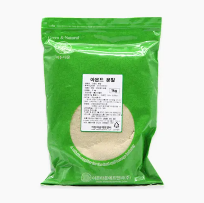 백아몬드분말 이든 (100%), 1kg, 1개