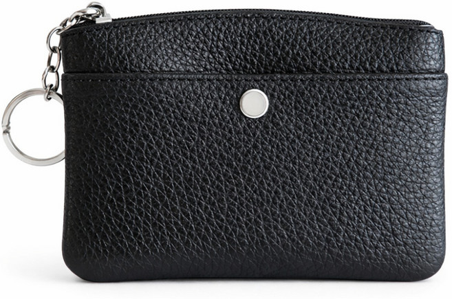 아르모노 가죽 여성 동전지갑 카드 키링