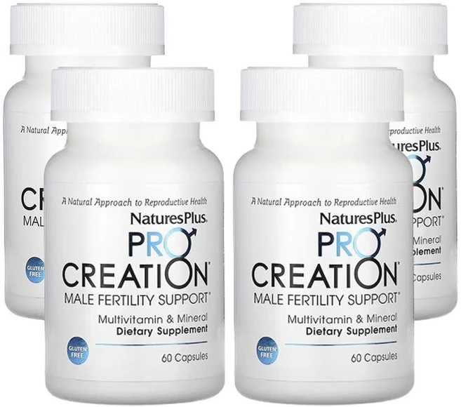 네이쳐스플러스 프로크리에이션 메일 퍼틸리티 서포트 캡슐 60정, 4개 - 쿠팡