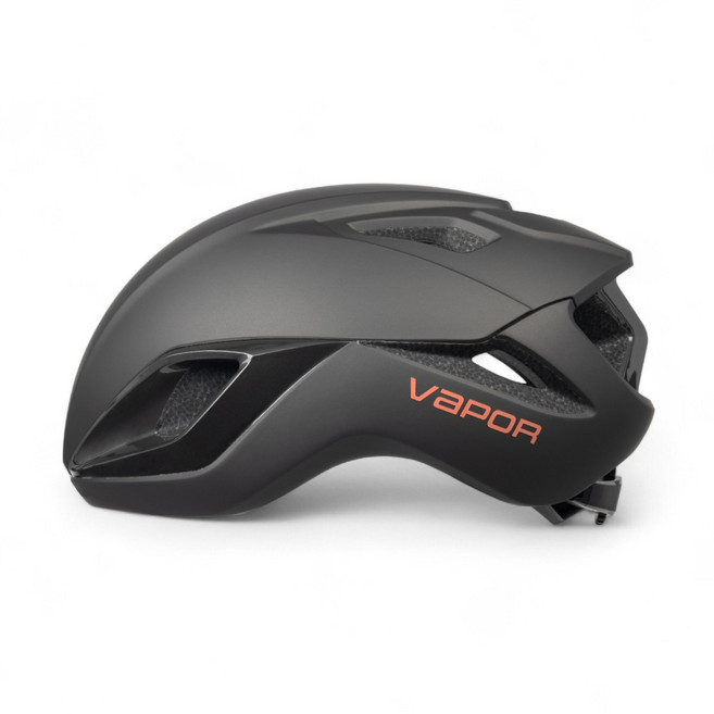 VAPOR 아시안핏 초경량 에어로 헬멧, 건메탈릭그레이, 1개