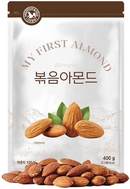 25년산 햇 볶음아몬드 400gx2봉, 400g, 2개