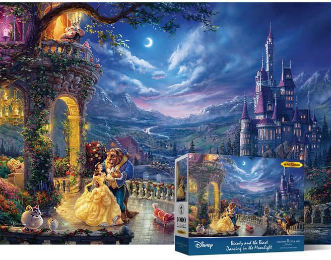 퍼즐라이프 디즈니 미녀와 야수 킨케이드 1000조각 직소퍼즐 PL7006D, @단품@, 퍼즐단품, 1개