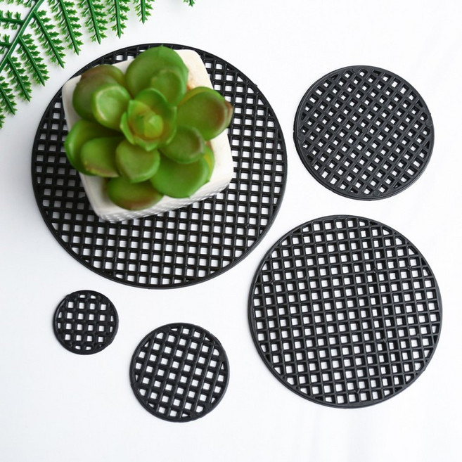 화분 분갈이 바닥 망사(5호) 배수판 물구멍 깔망, 1개