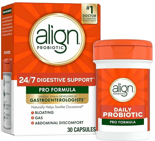 Align Probiotic Pro Formula 여성 및 남성용 프로바이오틱스 소화 건강을 위한 프로바이오틱스 남성 및 여성용 프로바이오틱 캡슐은 간헐적인 팽만감 및, 30정, 1개 - 쿠팡