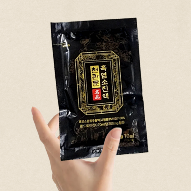 천관문 흑염소 진액 콘드로이친 함유, 60개, 70ml