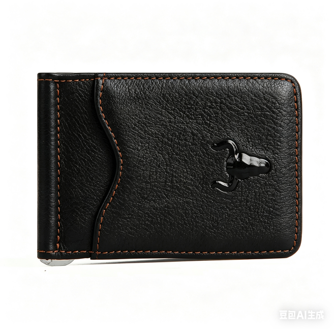 골프 머니클립 남자 머니클립 소가죽 지갑 정품 가죽 RFID 초경량 56g 얇은 반지갑 카드수납 생일 선물 11.5*8CM