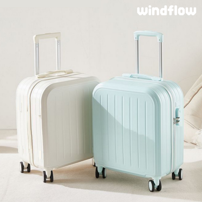 윈드플로우 초경량 미니 기내용캐리어 18인치 여행용 콤팩트 기내반입 가방