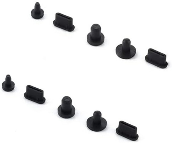 베스트포유 2세트 FiO M17 뮤직 플레이어 4.4MM 3.5MM 2.5MM 타입 C 잭2팩용 먼지 방지 플러그