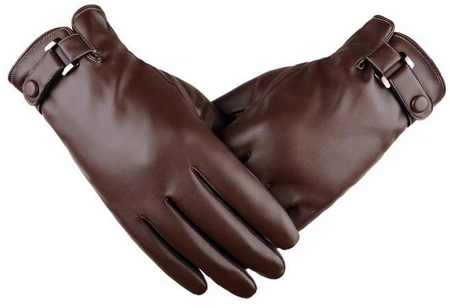 男士觸屏保暖皮手套 雙色可選 英倫風格