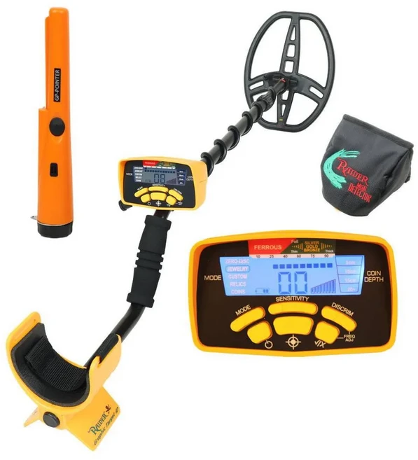 5위 - 고감도 MD-6450 금속 탐지기 금 덩어리 채굴기 깊은 지하 금속 스캐너 보물 찾기 백라이트, 1개