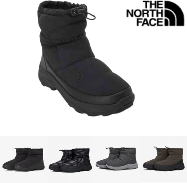 국내매장정품 노스페이스 패딩 부츠 남성 여성 부티 숏 거위털 방한화