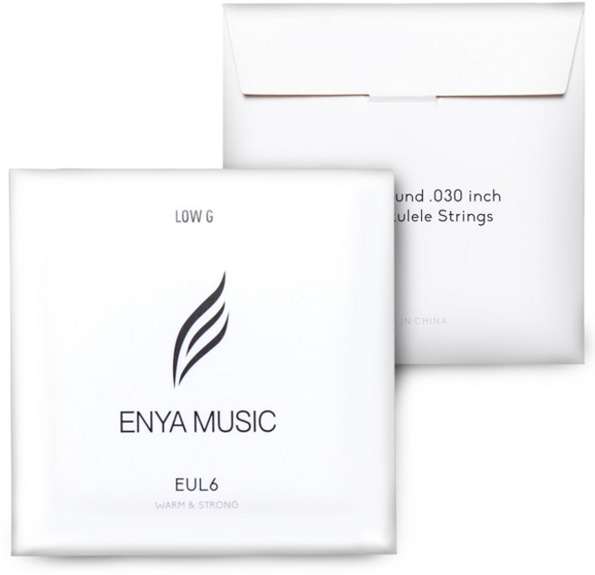 Enya 우쿨렐레 로우 G 스트링 플루오로 카본 황동 상처 소프라노 콘서트 테너, Wound Low G, 1개