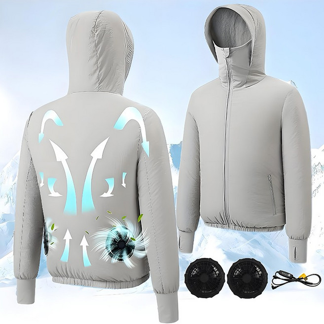 ZHZ 선풍기옷 에어컨 옷 여름 아이스 옷 자외선 차단용포함 남녀 공용 K-2-23