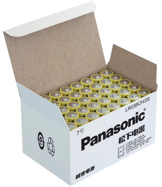 파나소닉 알칼리 1.5V AAA 건전지 LR03BCH/2S, 1개, 40개입