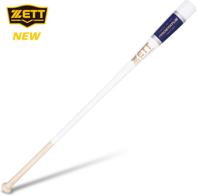 ZETT 제트 프로스테이터스 우드 펑고배트 일본산 노크배트 40인치(102cm) BKT1401K, 1개, 화이트