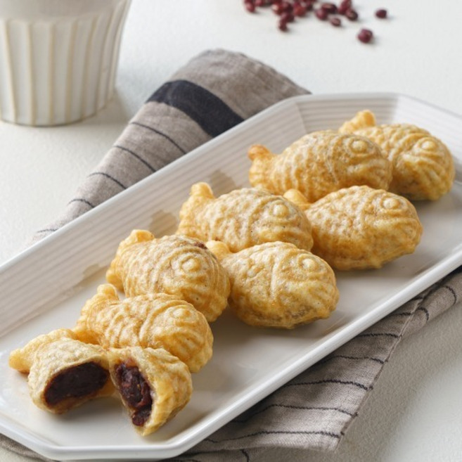 델리 찹쌀 미니 붕어빵 쌀 냉동 한입 단팥, 750g, 1개