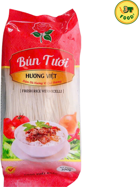 베트남 BUN TUOI HUONG VIET 프레쉬 라이스 버미셀리 300g 1.2mm, 40개