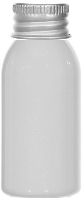 허브스프레이 플라스틱용기 알루미늄캡 실버캡10~500ml, 30ml, 백색용기, 1개