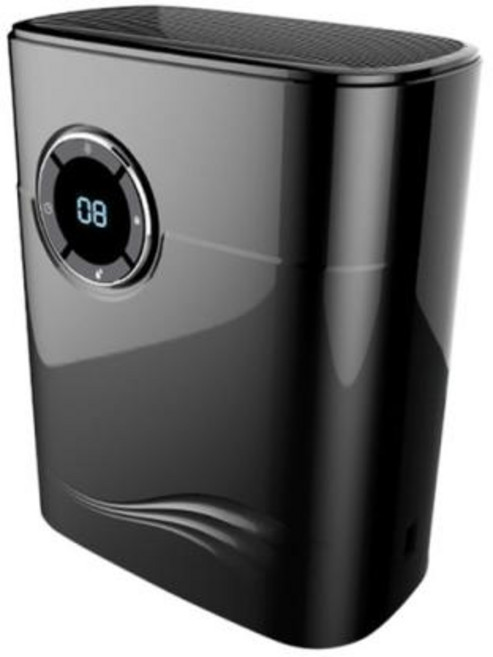 공기청정 제습기 가정용 휴대용 공기 습기 제거 음이온 정화 전기 청정기 주방용 2 in 1 1200ml, 1) Black  Eu 플러그