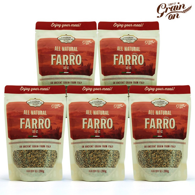 그레인온 파로 엠머밀, 280g, 5개