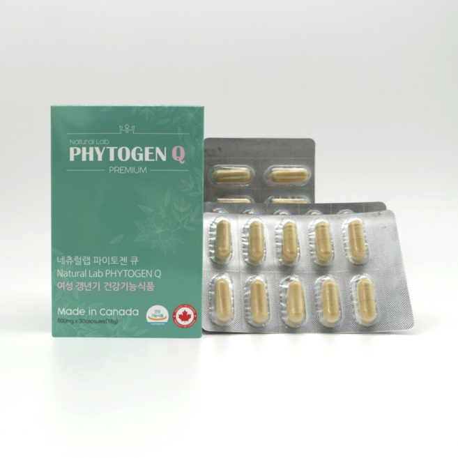올더파인 네츄럴랩 파이토젠 큐 여성 갱년기 영양제 18g, 30정, 3개