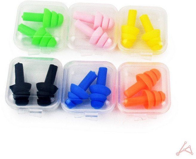 SolSun 귀마개 수면귀마개, 주황