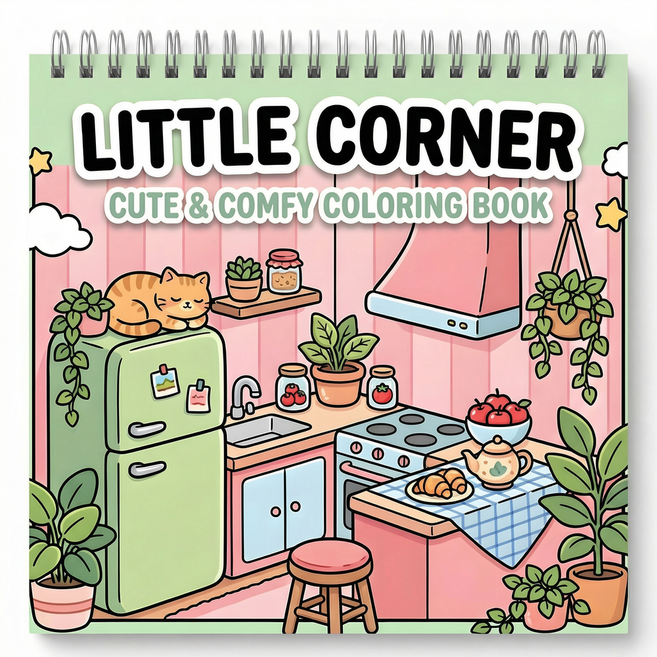 ONADAY 가족과 함께 그림책을 색칠하기, 아동 도색, 코너 장면 테마