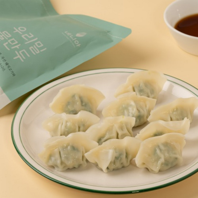 네니아 우리밀 물만두 500g(9g x 56개 내외), 1개, 500g