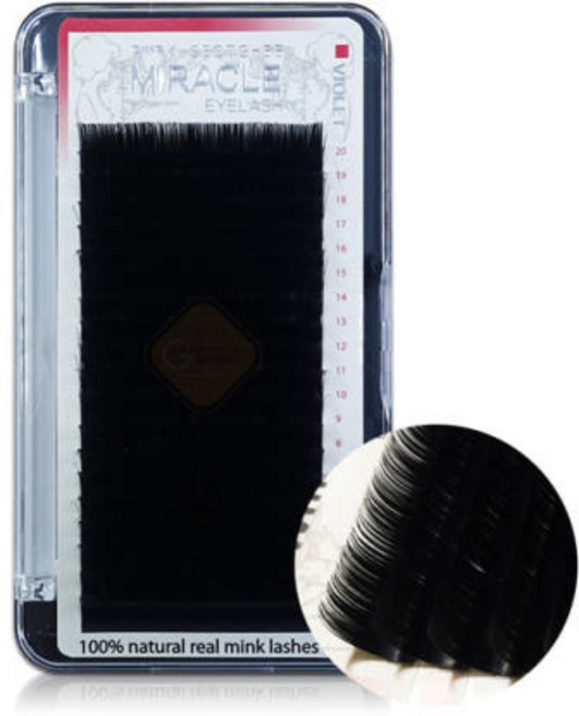 아몬드영 미라클 속눈썹 플랫모, R컬, 0.15, 8mm