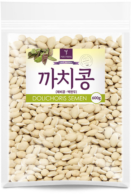 퓨어영 백편두 600g 까치콩 제비콩, 1개