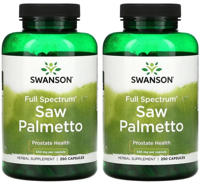 스완슨 풀스펙트럼 쏘팔메토 540mg 캡슐 250정, 2개 - 쿠팡