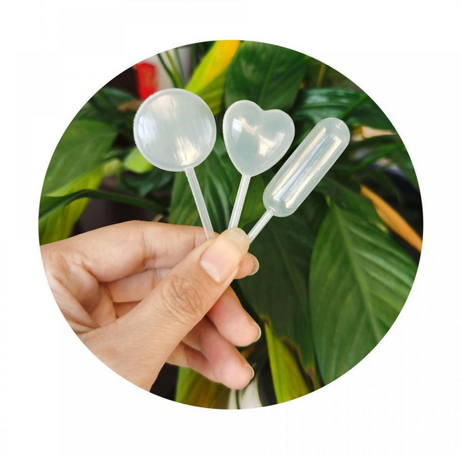 一次性塑膠滴管 附刻度分裝工具, 1個, 1個,扁球形