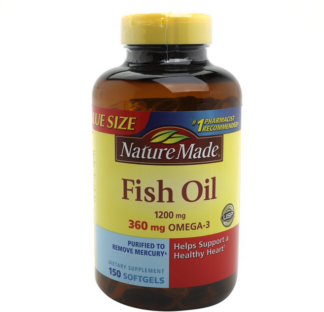 Nature Made 萊萃美 Omega-3魚油軟膠囊, 150顆, 1罐