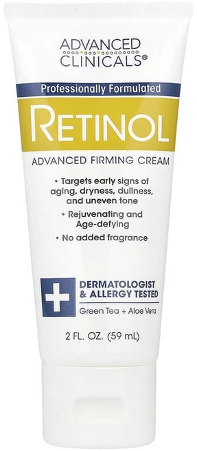 Advanced Clinicals (어드밴스드 클리니컬스) 레티놀 어드밴스드 퍼밍 크림 59ml(2fl oz), 1개, 59ml - 쿠팡