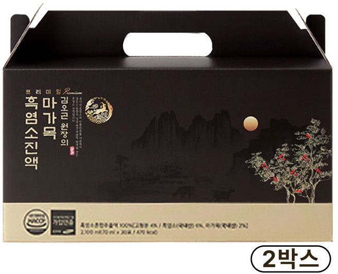 김오곤 원장의 마가목 흑염소진액 프리미엄, 2개, 2100L